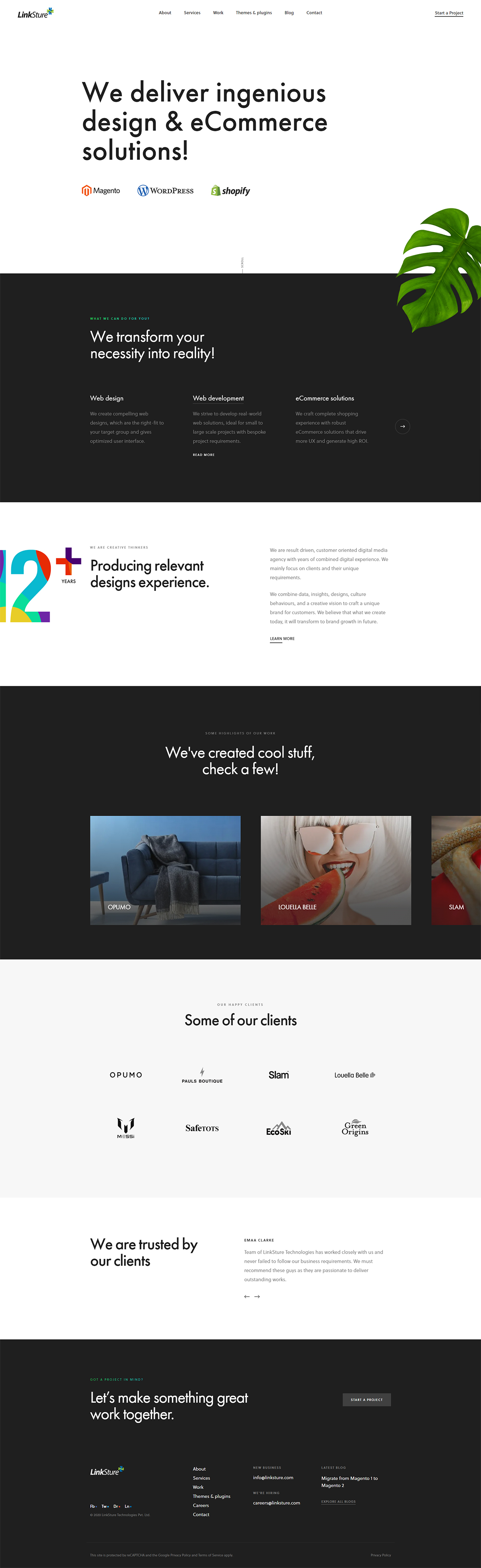 LinkSture eCommerce Agency cover image