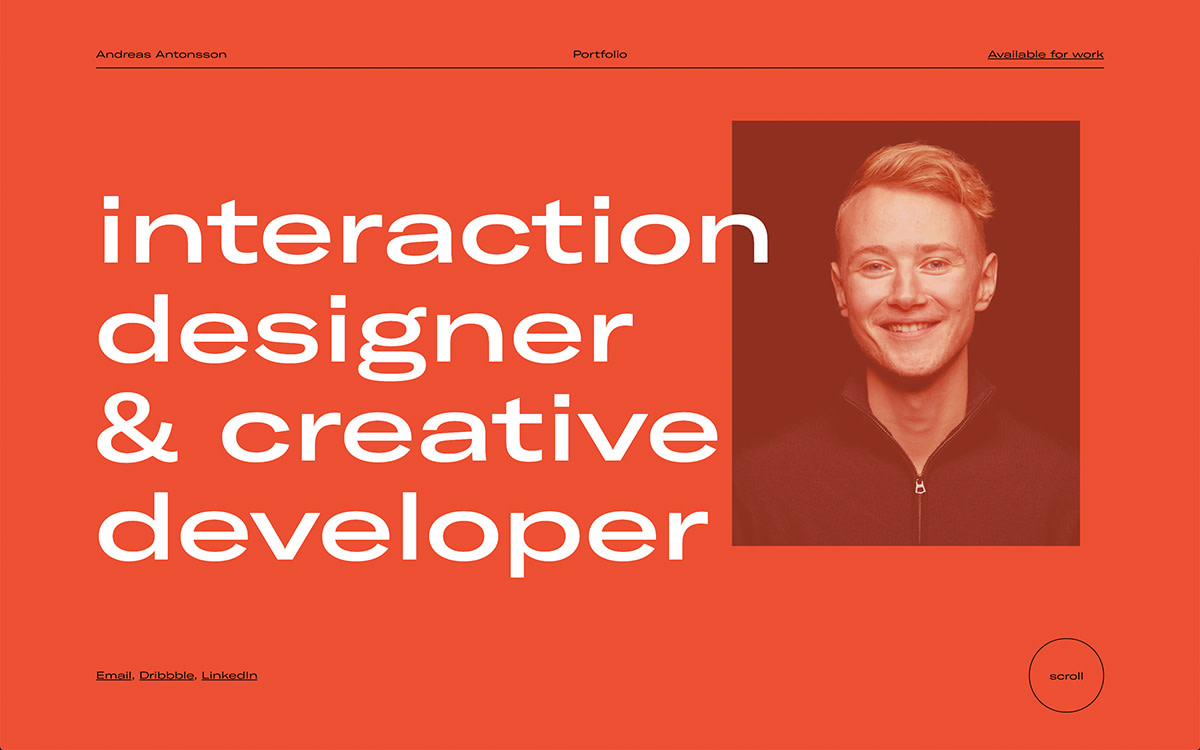 Andreas Antonsson - Portfolio cover image