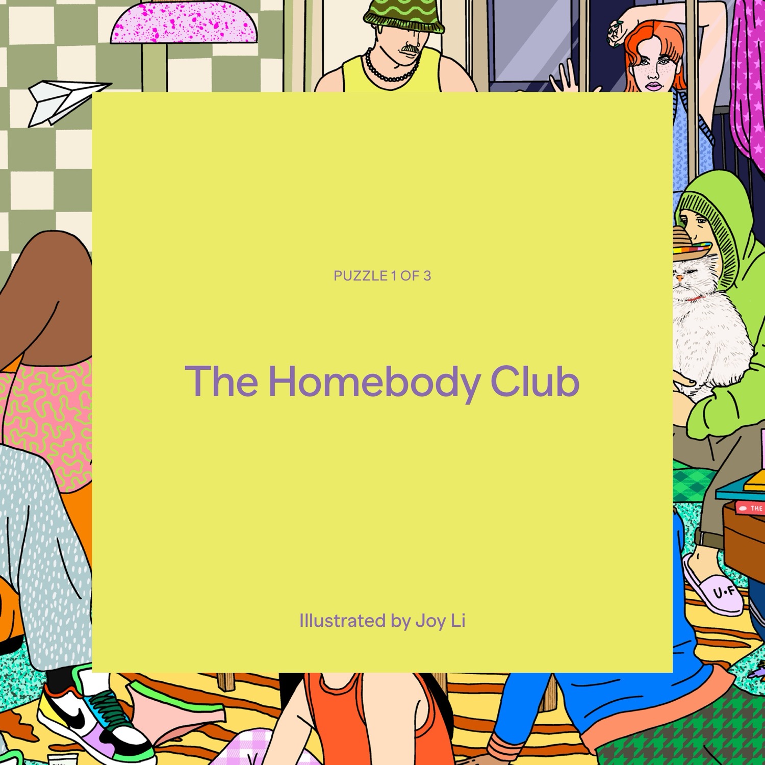 Illustrated puzzle series cover image