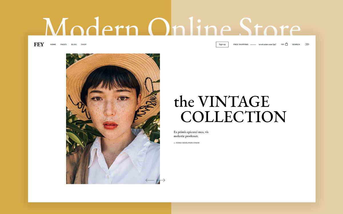 Fey - Elegant eCommerce cover image