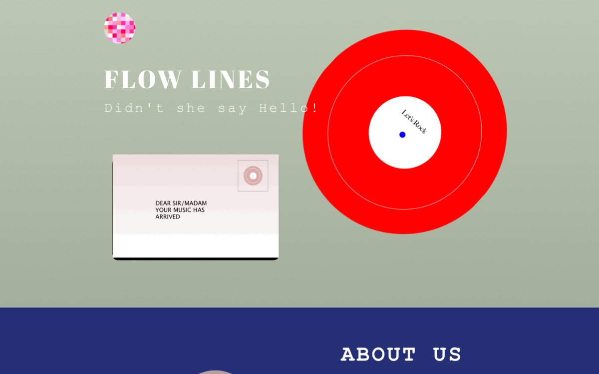 Flow Lines Indie Band Music cover image