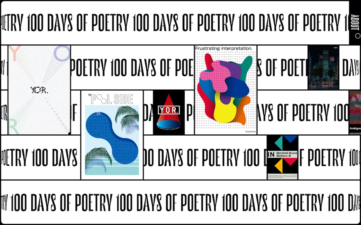 100 DAYS OF POETRY cover image