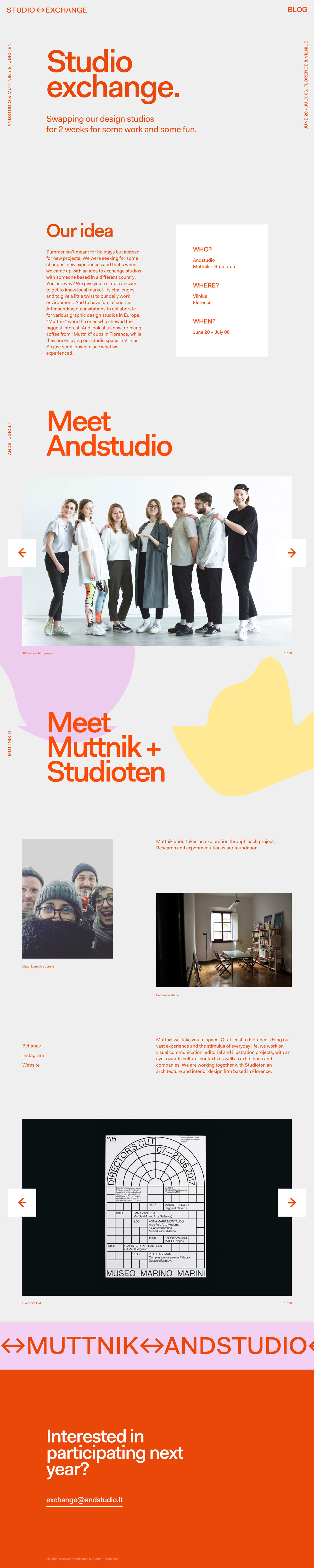 Studio Exchange cover image