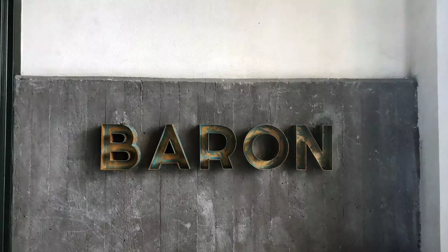 Baron restaurant identity cover image