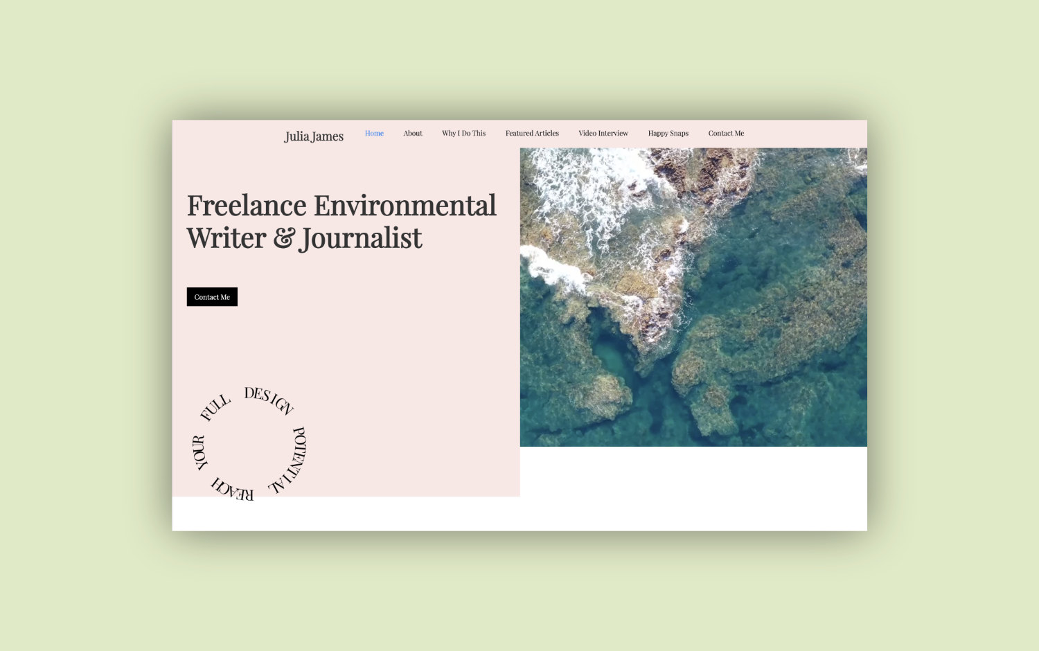 Free Julia James Webflow Template cover image