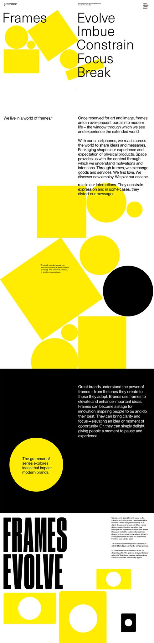 The Grammar of Frames cover image