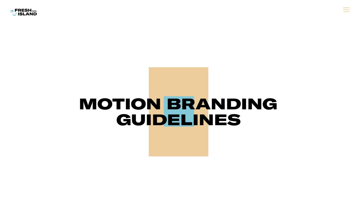 Motion Branding Guidelines cover image