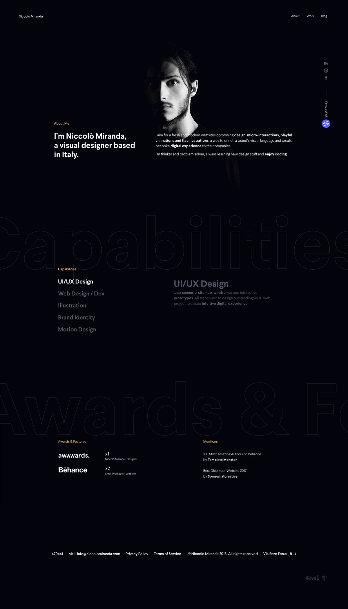 Niccolò Miranda – Portfolio cover image
