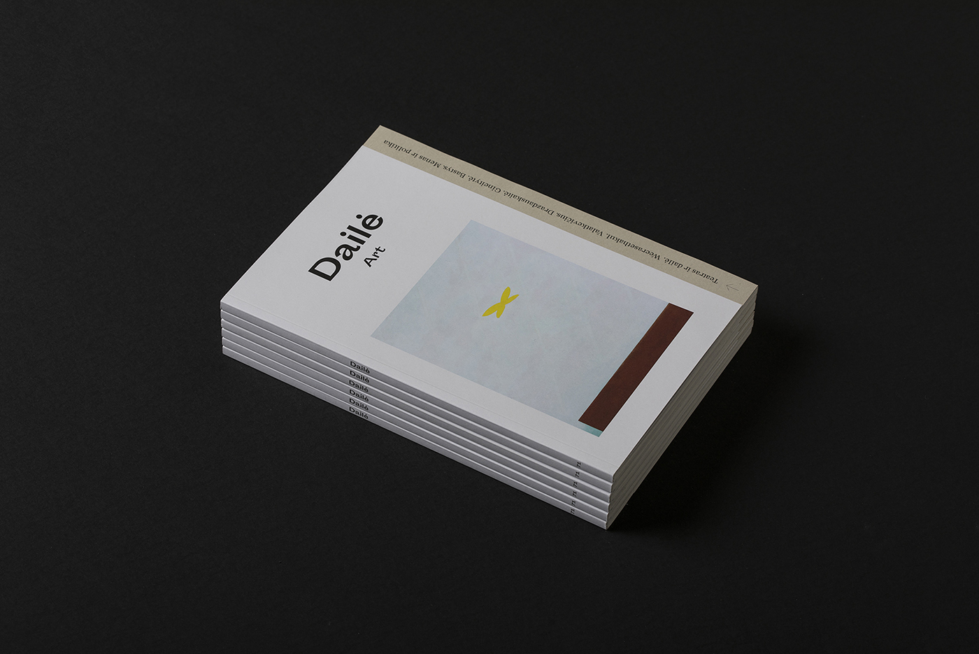 Redesign of Daile magazine cover image