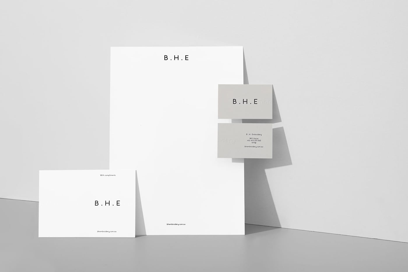 B . H . Embroidery Identity cover image