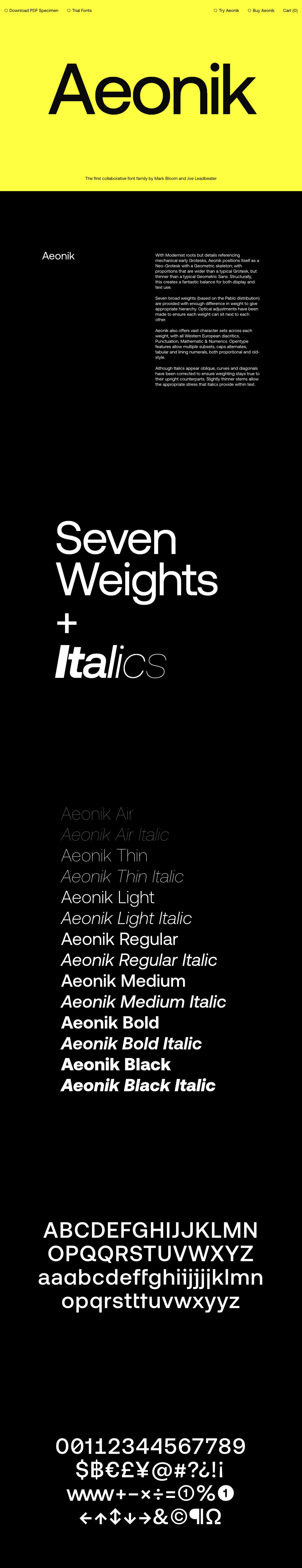 Aeonik Font cover image