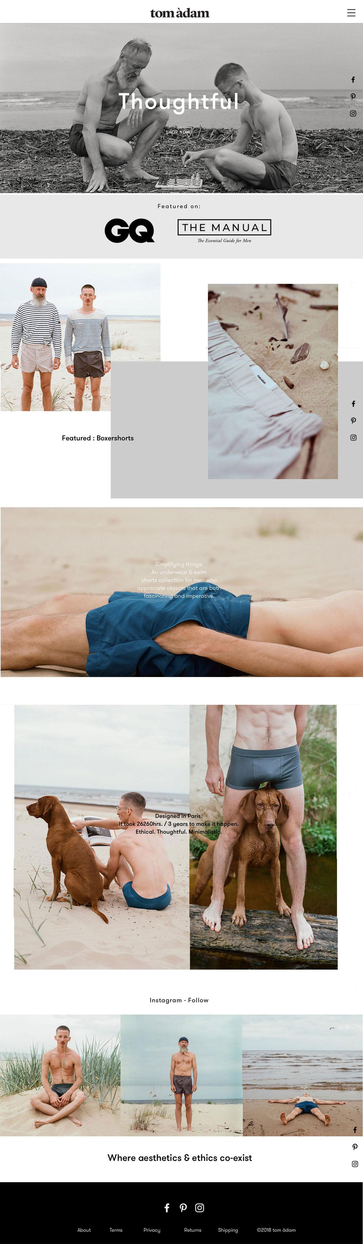 Tom Adam Underwear cover image