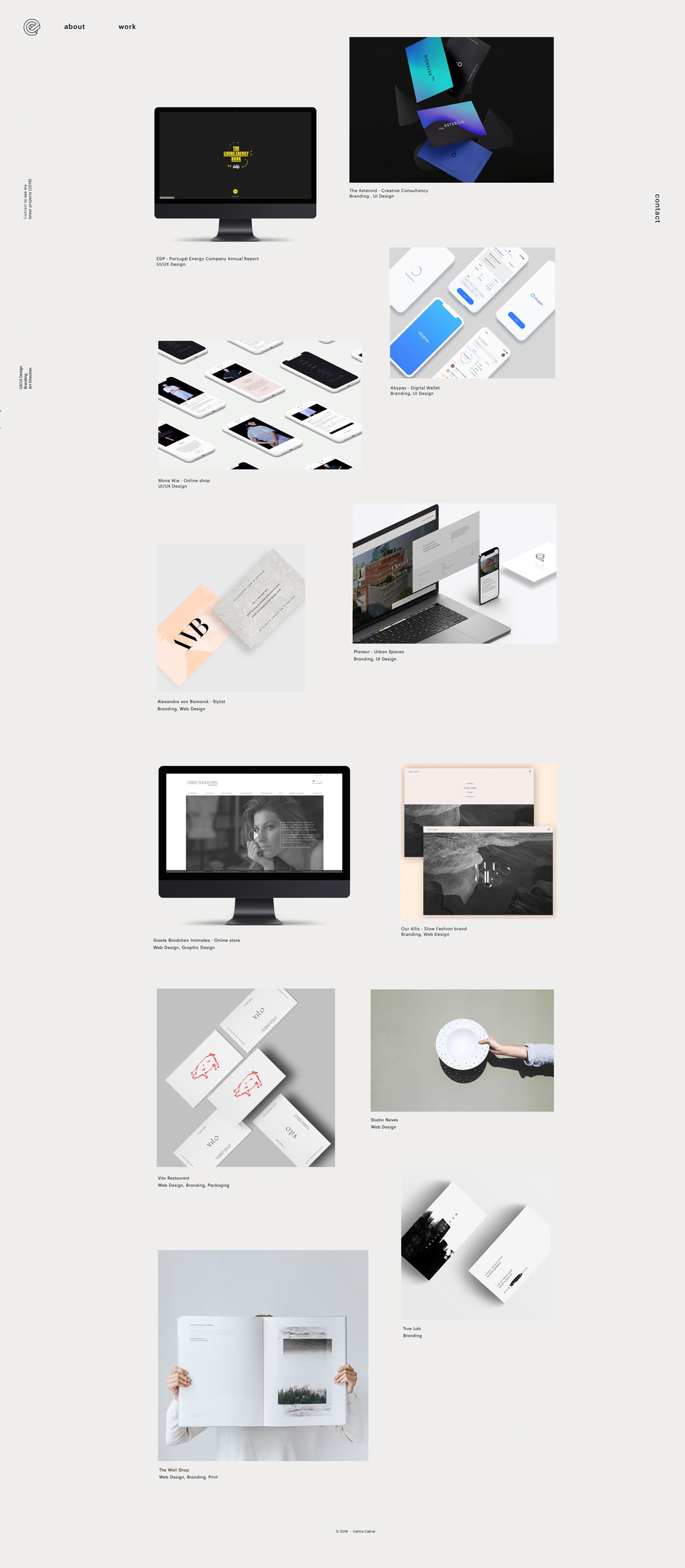 Celina Cabral - Branding & UX/UI Design cover image