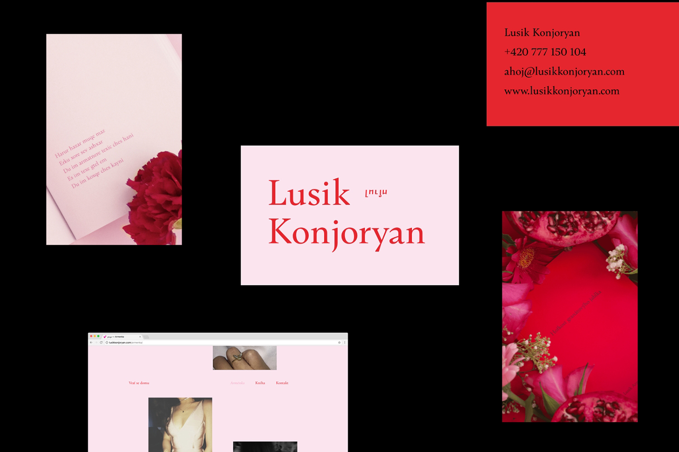 Hořkost granátovýho jablka — Book & Branding cover image