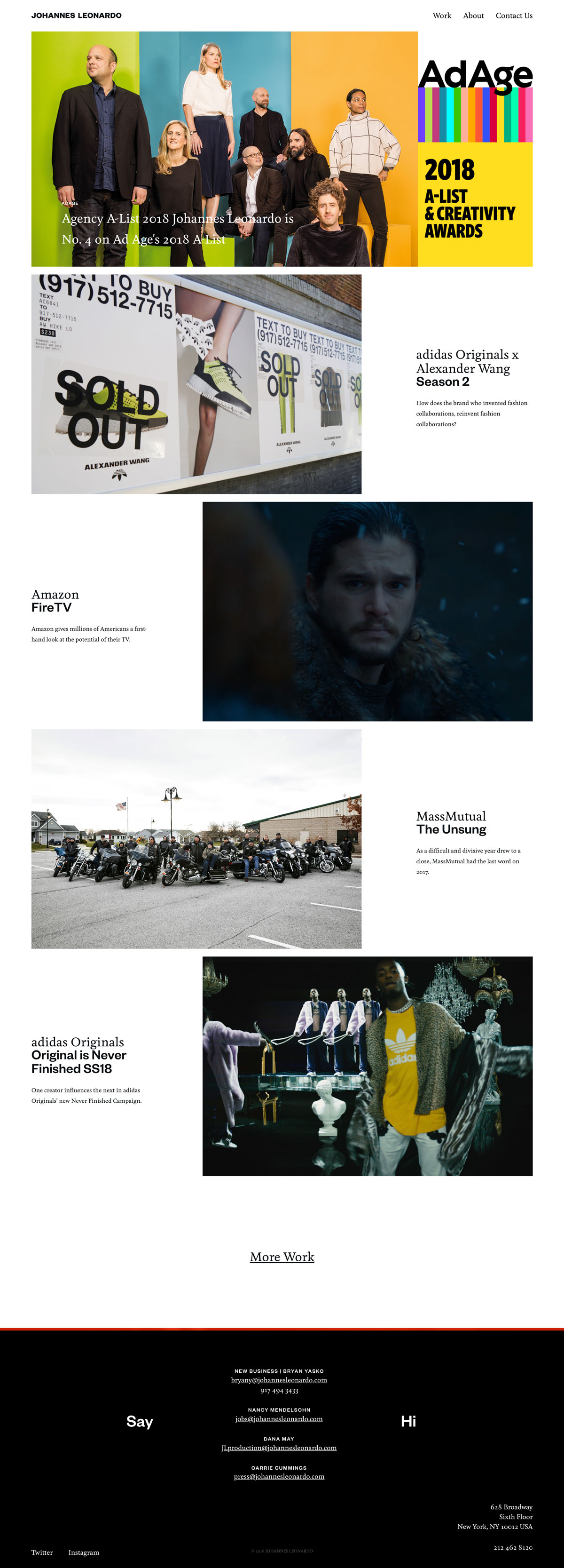 Johannes Leonardo made with Semplice cover image