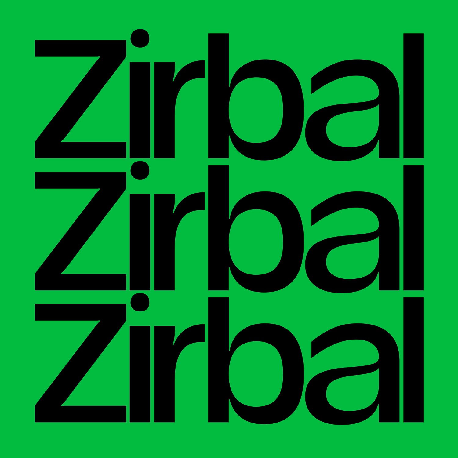 T1 Zirbal Typeface cover image