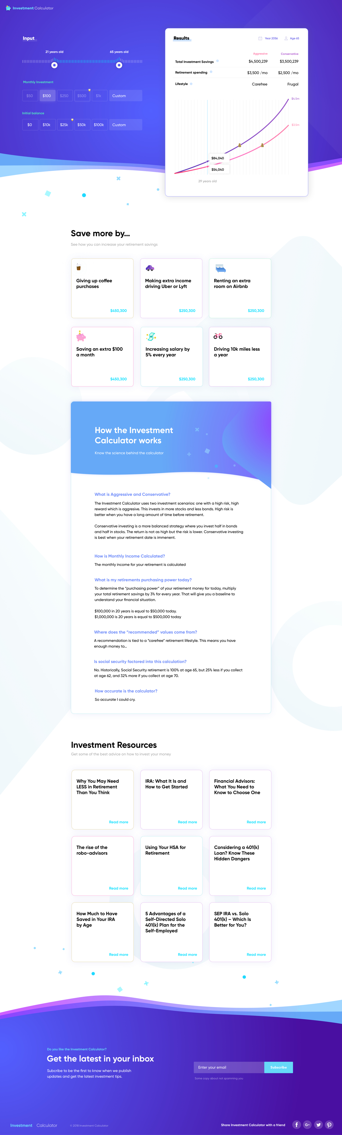 Investment Calculator cover image