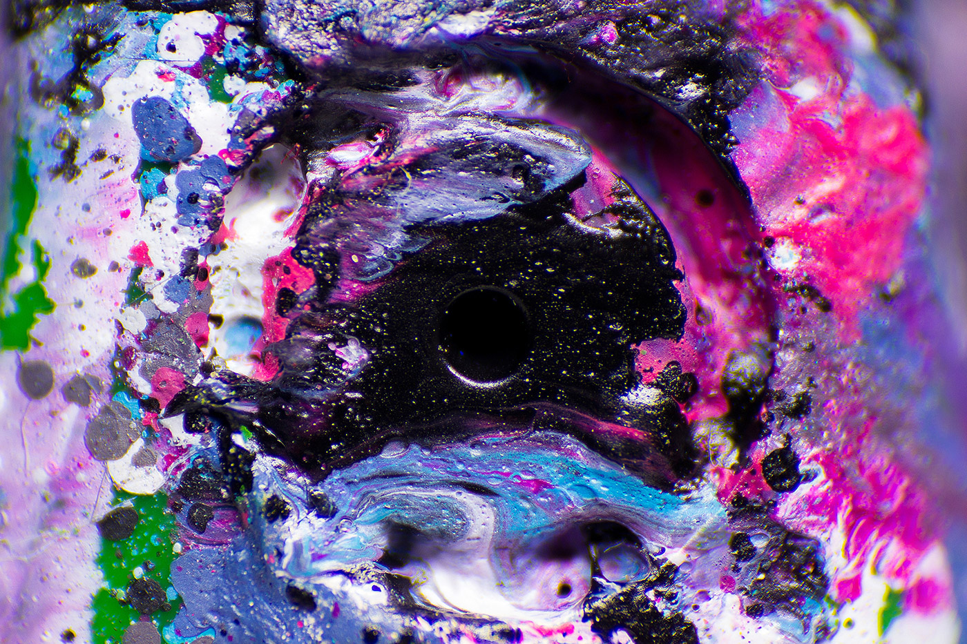 Magnified Paint on Can Caps cover image