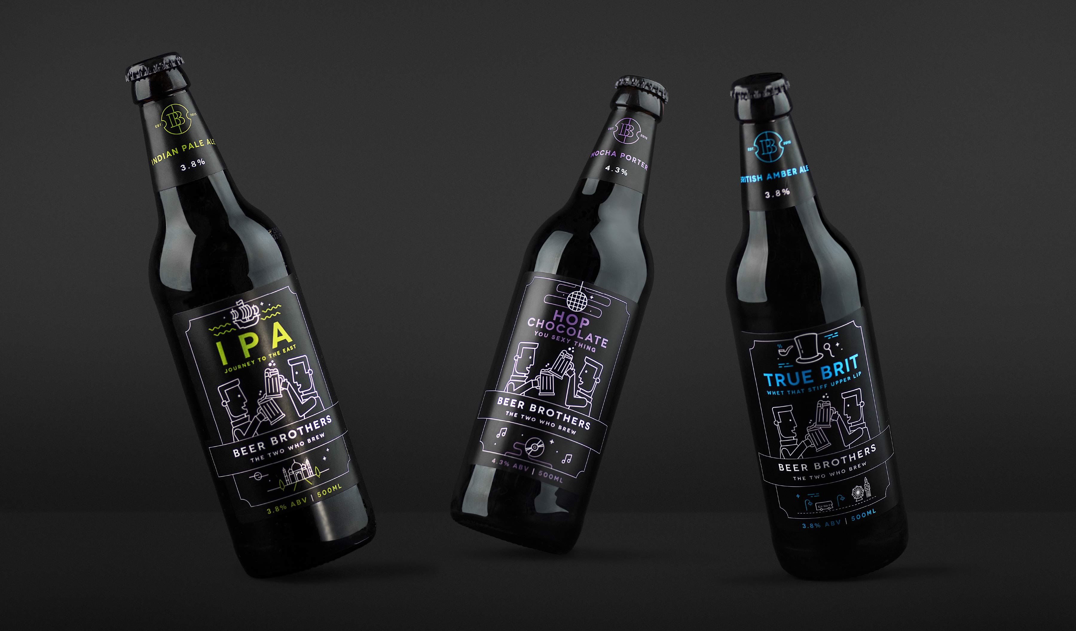 Beer Brothers Packaging Design cover image