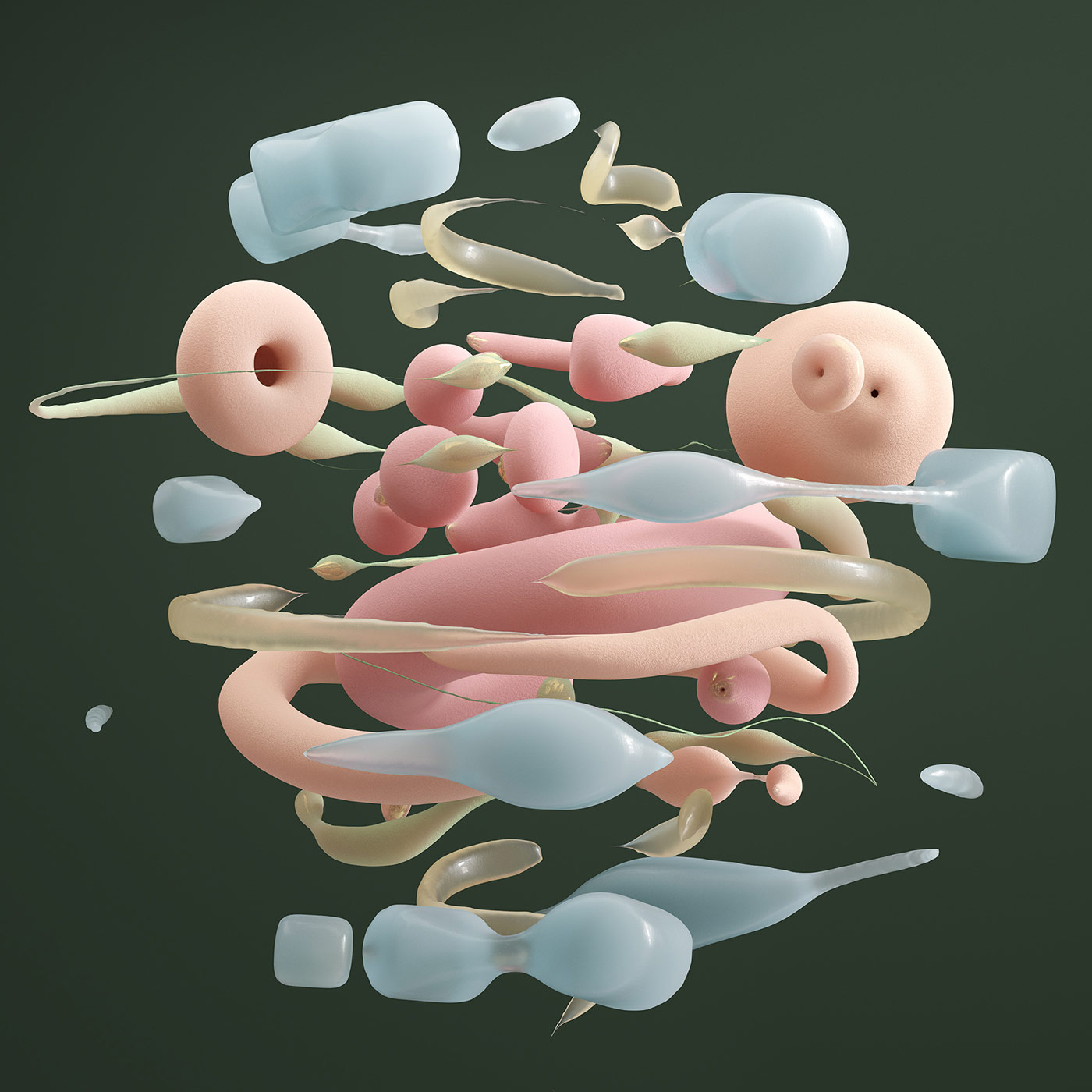 VR designed 3D Blobs cover image