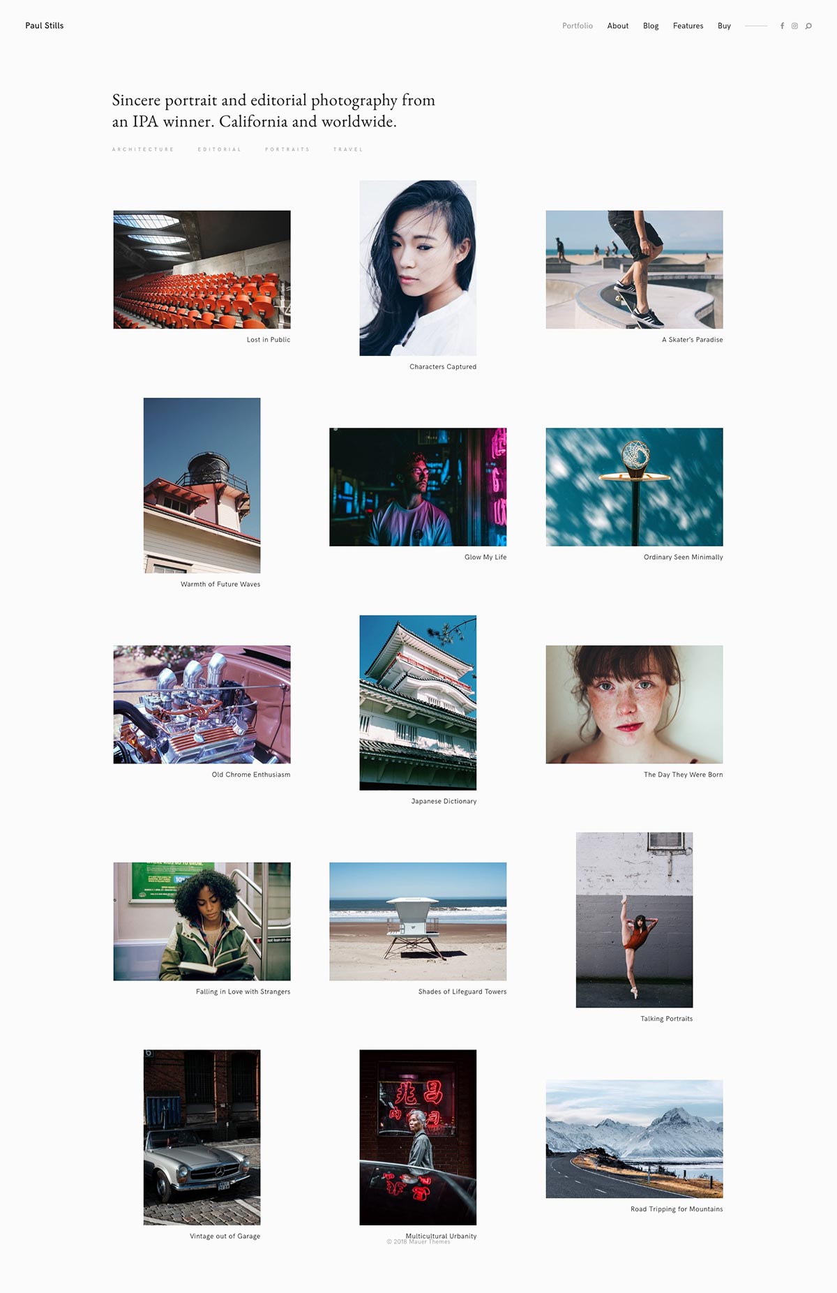 Stills: a No-Crop WordPress Photography Theme cover image