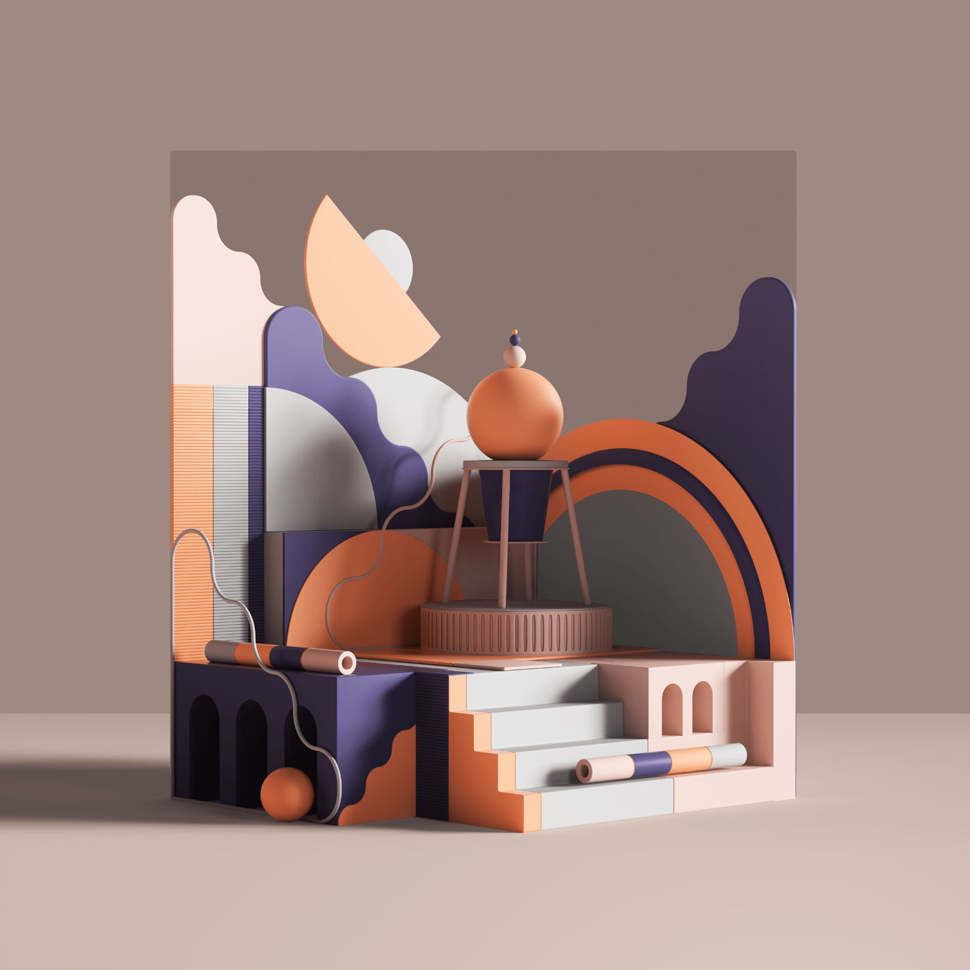 Summer 3D Illustrations cover image