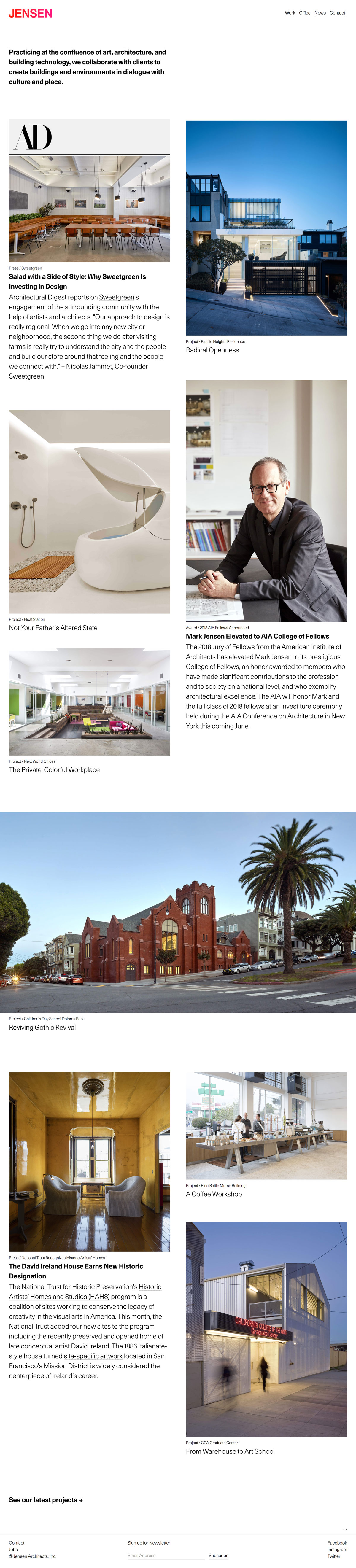 Jensen Architects cover image