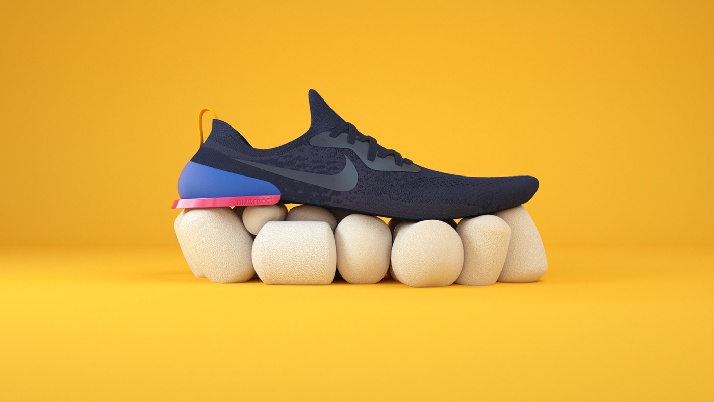 Nike Epic React 3D Design cover image